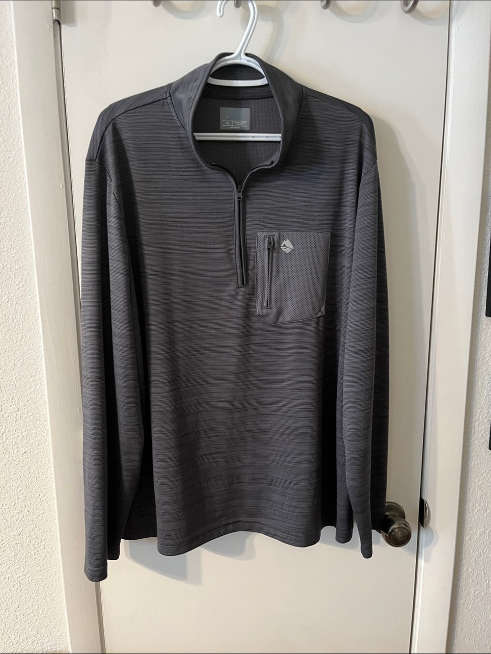 Men's Charcoal Quarter-Zip Performance Pullover